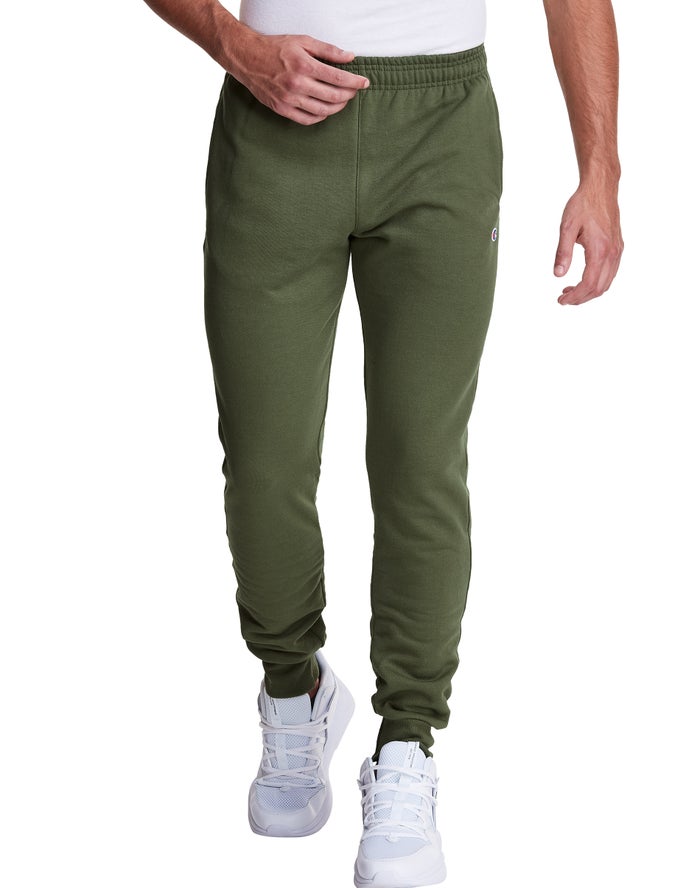 Champion Powerblend Fleece Joggingbroek Heren - Groen - Belgie 4716WXUKQ